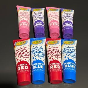 CRAYOLA   BATH TUB FINGER PAINTS X 8